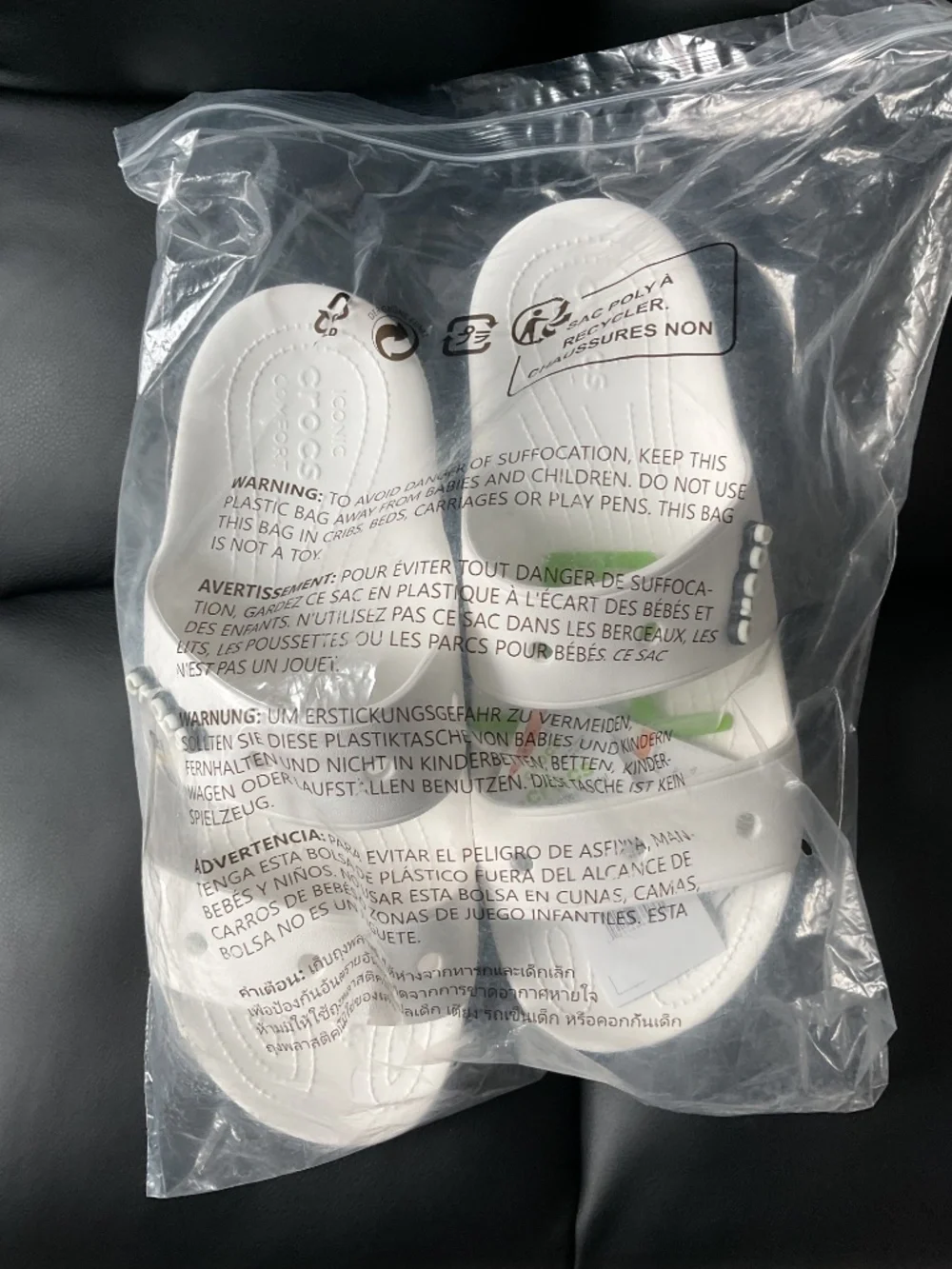 Crocs sandals white size US 13M/15W